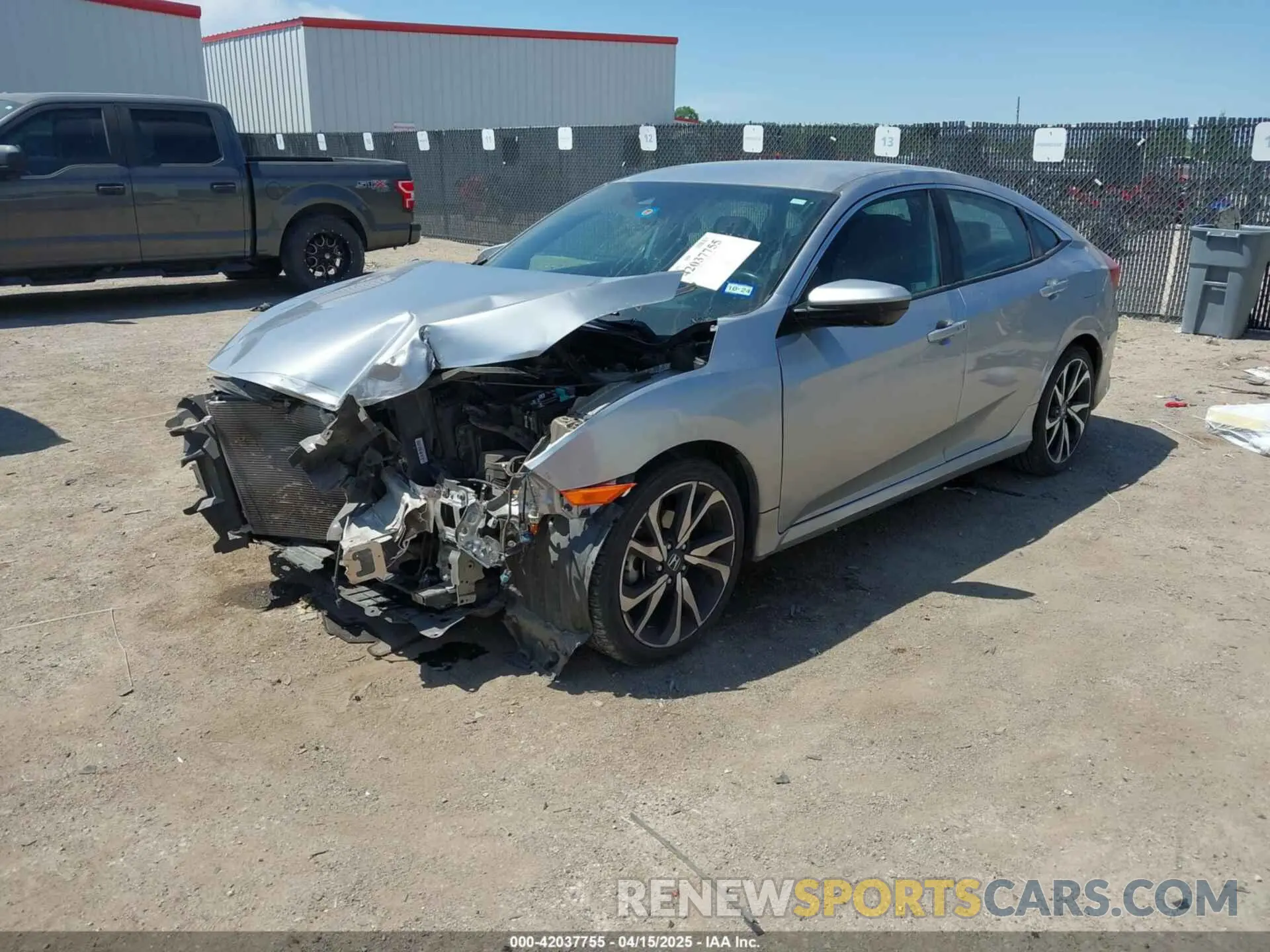 2 fotografías del automóvil dañado 19XFC2F86ME003153 HONDA CIVIC 2021