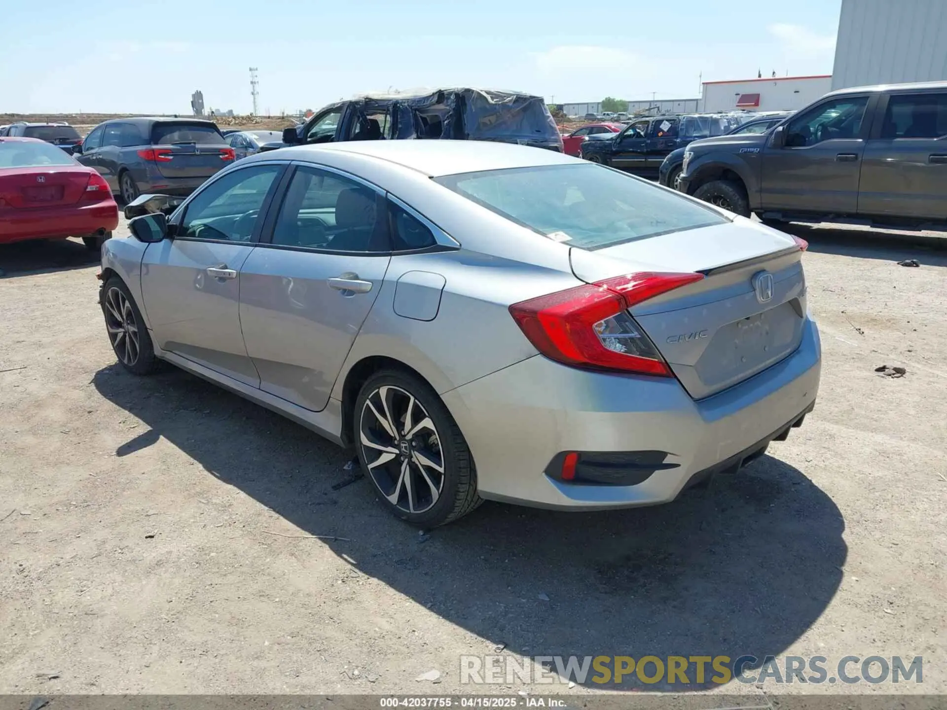 3 fotografías del automóvil dañado 19XFC2F86ME003153 HONDA CIVIC 2021