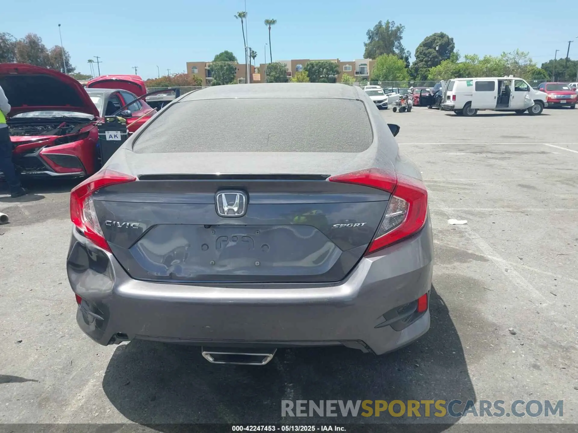 15 fotografías del automóvil dañado 19XFC2F86ME003377 HONDA CIVIC 2021
