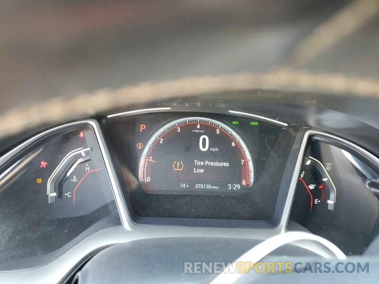 9 fotografías del automóvil dañado 19XFC2F86ME202736 HONDA CIVIC 2021