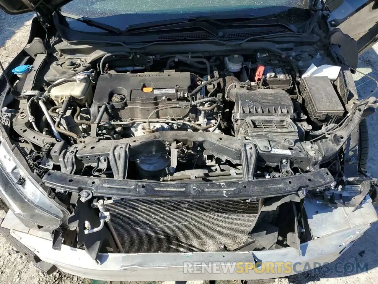 11 fotografías del automóvil dañado 19XFC2F87ME000908 HONDA CIVIC 2021