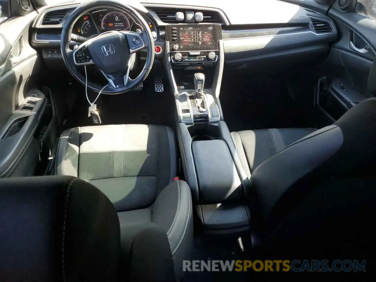 8 fotografías del automóvil dañado 19XFC2F87ME000908 HONDA CIVIC 2021