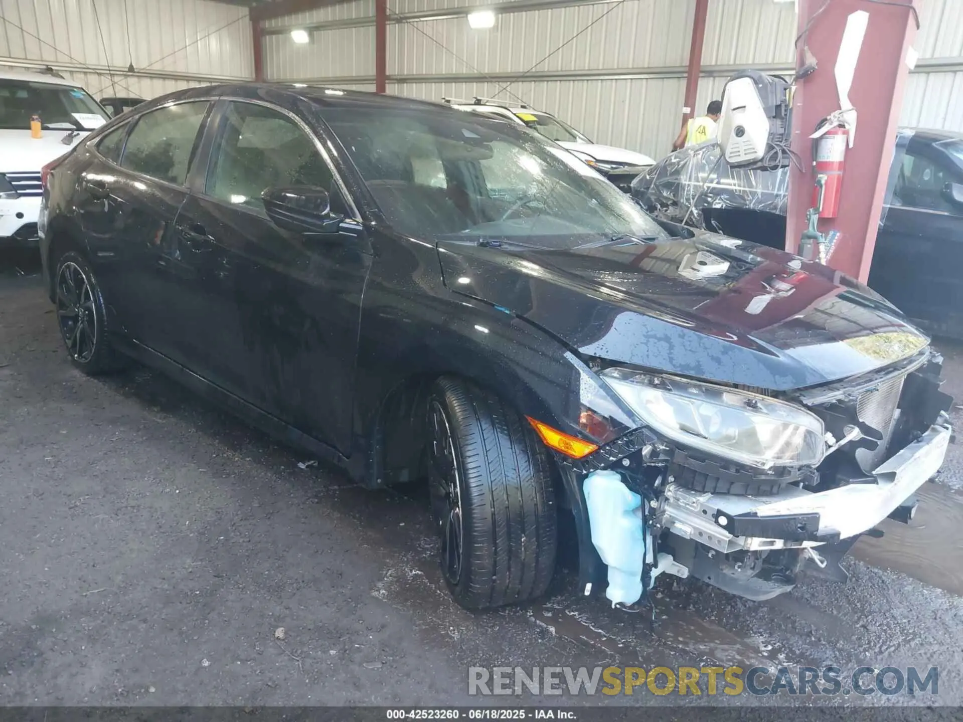 1 fotografías del automóvil dañado 19XFC2F87ME003999 HONDA CIVIC 2021