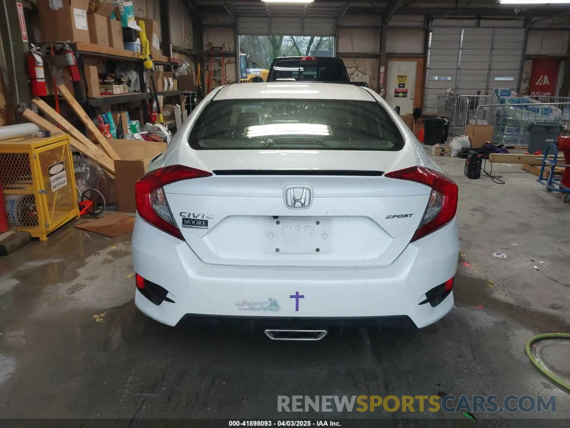 16 fotografías del automóvil dañado 19XFC2F88ME001825 HONDA CIVIC 2021