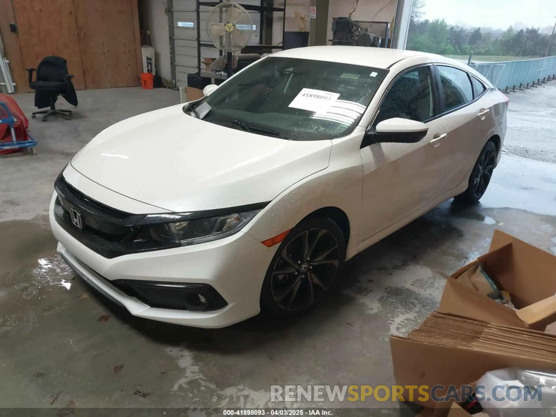 2 fotografías del automóvil dañado 19XFC2F88ME001825 HONDA CIVIC 2021