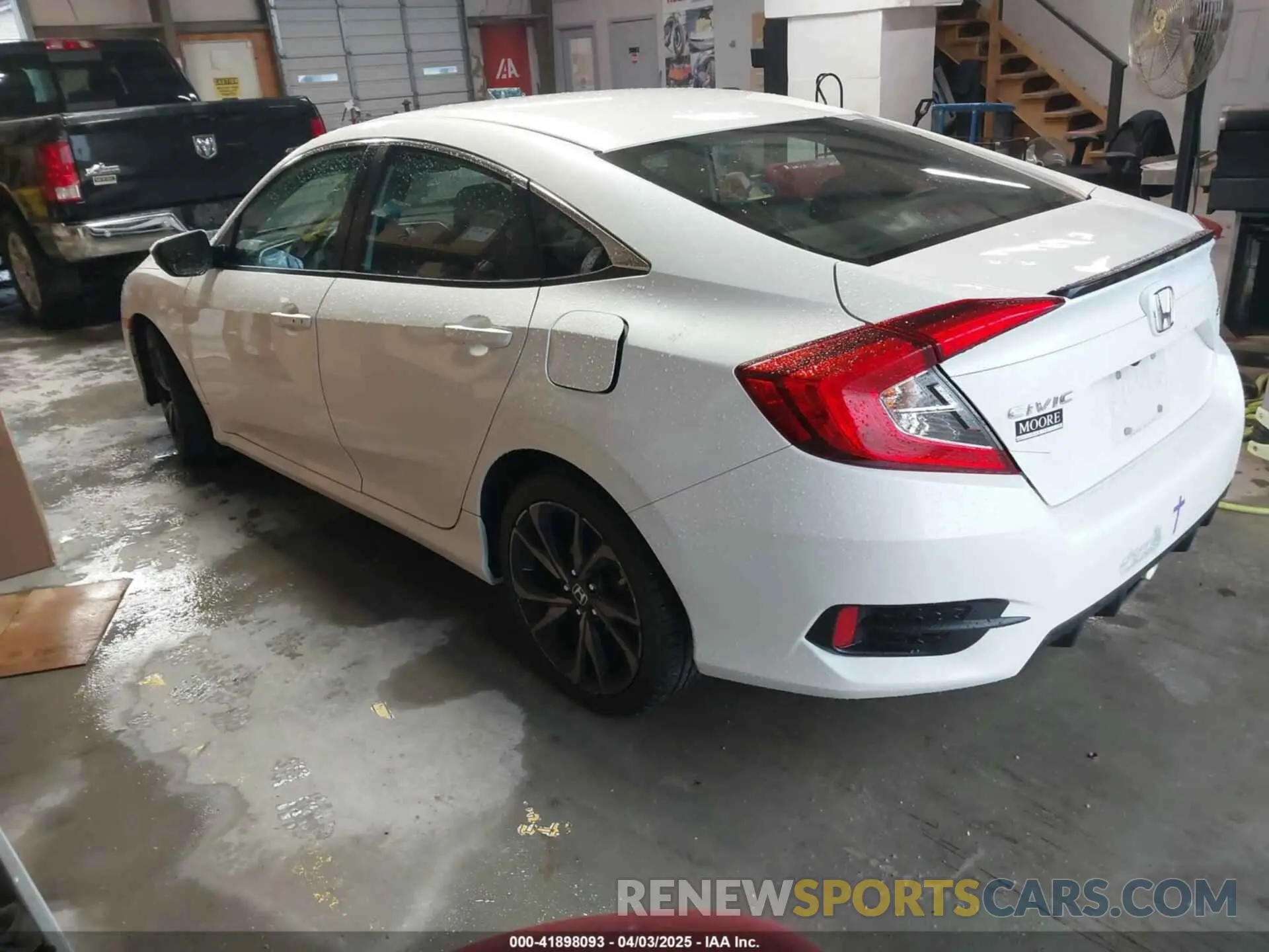3 fotografías del automóvil dañado 19XFC2F88ME001825 HONDA CIVIC 2021