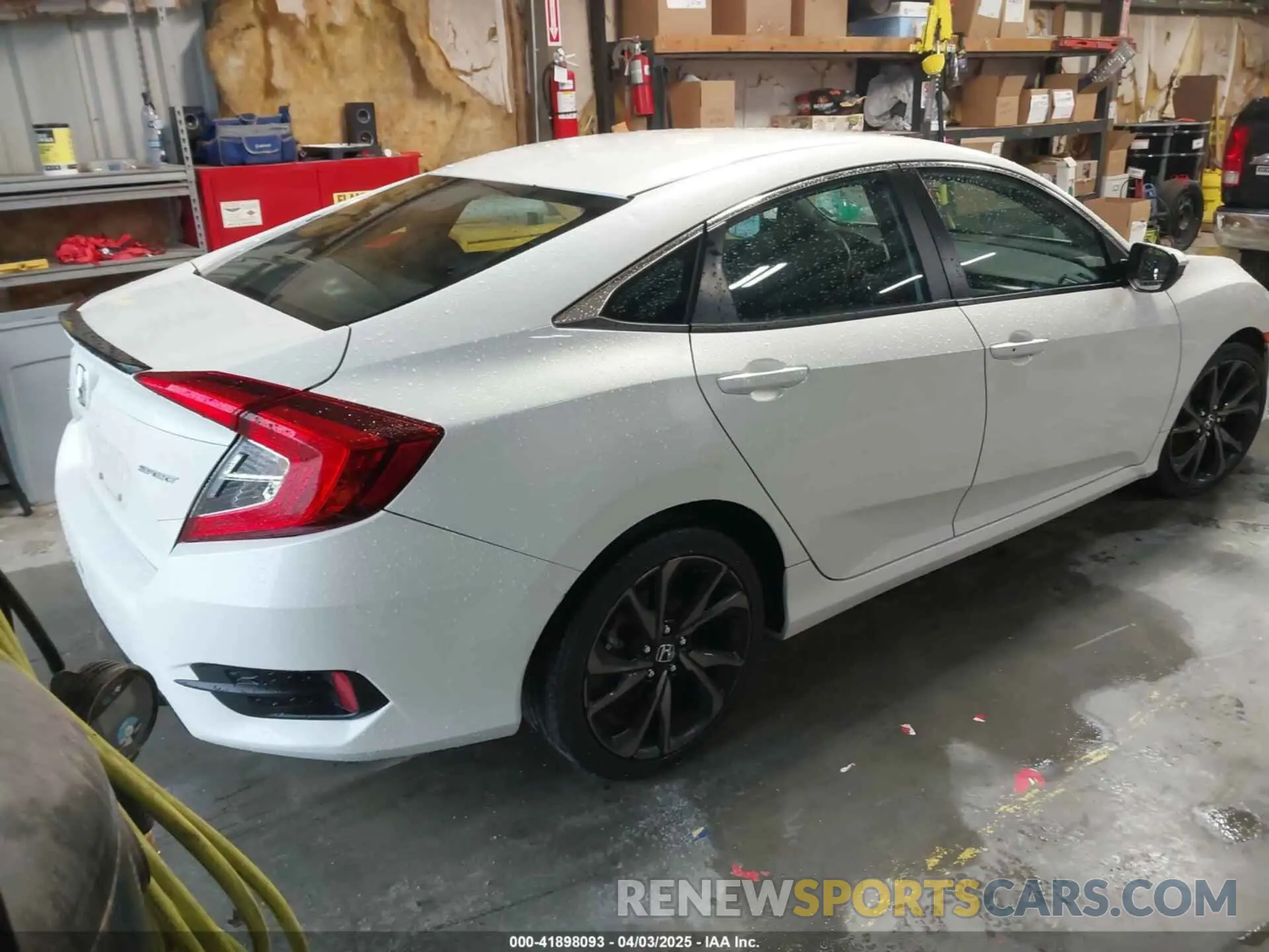 4 fotografías del automóvil dañado 19XFC2F88ME001825 HONDA CIVIC 2021