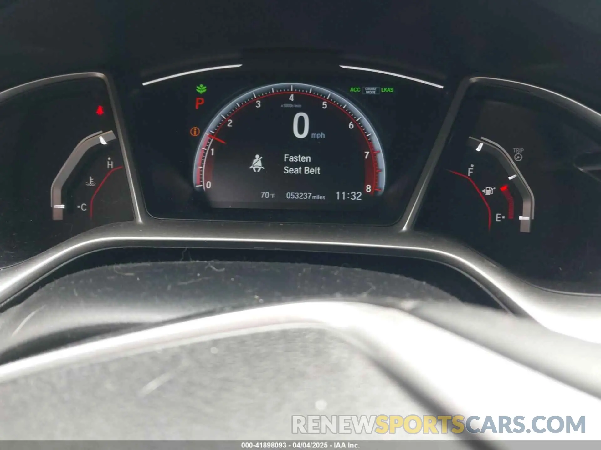 7 fotografías del automóvil dañado 19XFC2F88ME001825 HONDA CIVIC 2021