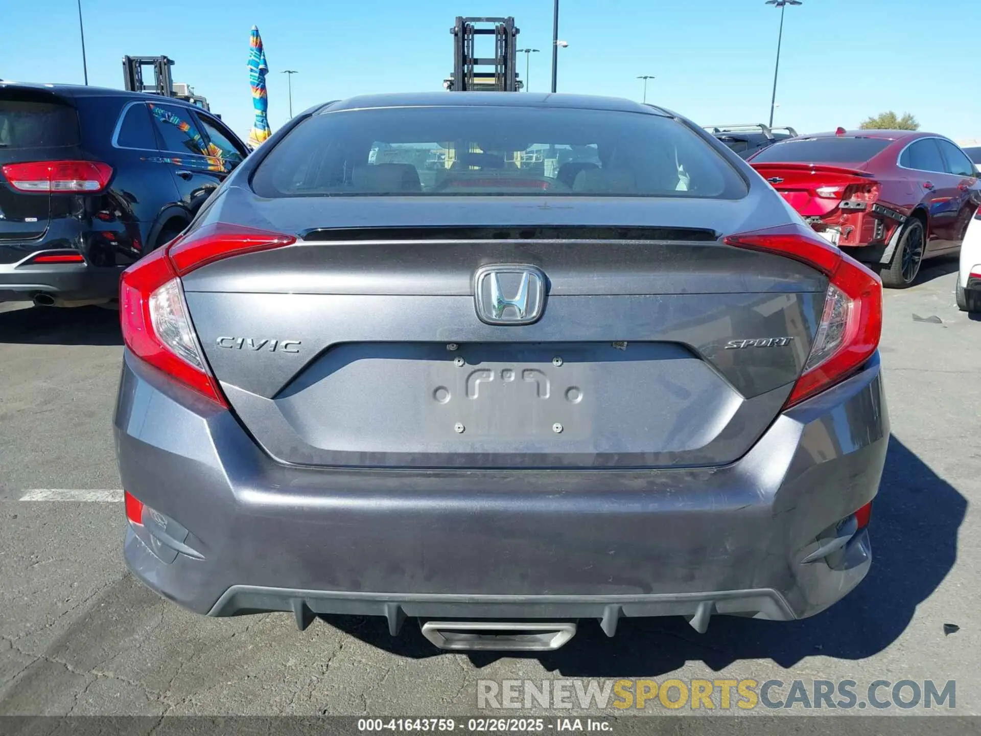 16 fotografías del automóvil dañado 19XFC2F88ME201751 HONDA CIVIC 2021