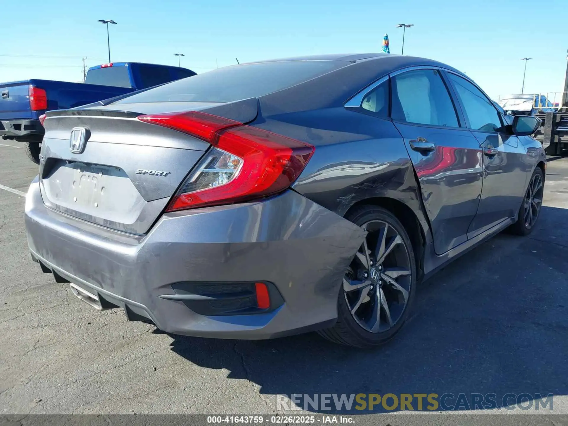 4 fotografías del automóvil dañado 19XFC2F88ME201751 HONDA CIVIC 2021