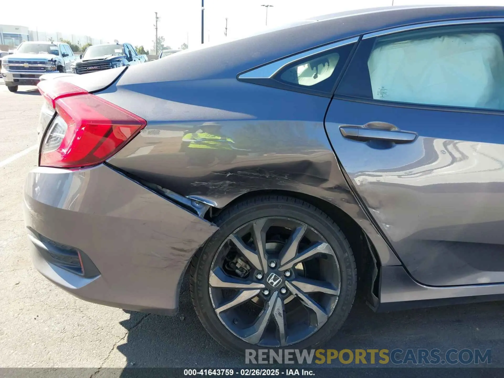 6 fotografías del automóvil dañado 19XFC2F88ME201751 HONDA CIVIC 2021