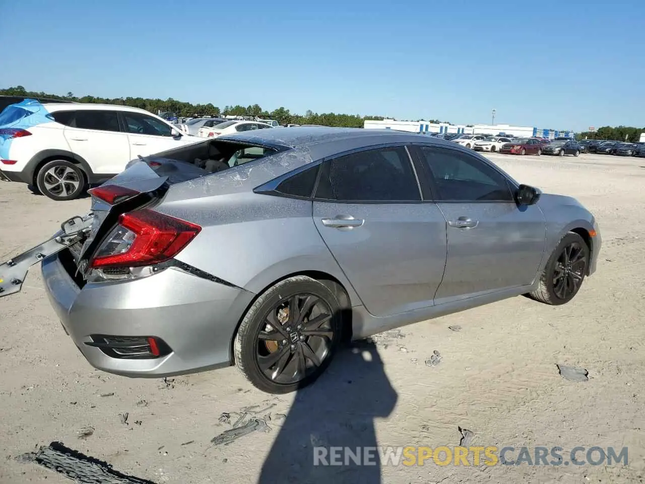 3 fotografías del automóvil dañado 19XFC2F89ME201953 HONDA CIVIC 2021