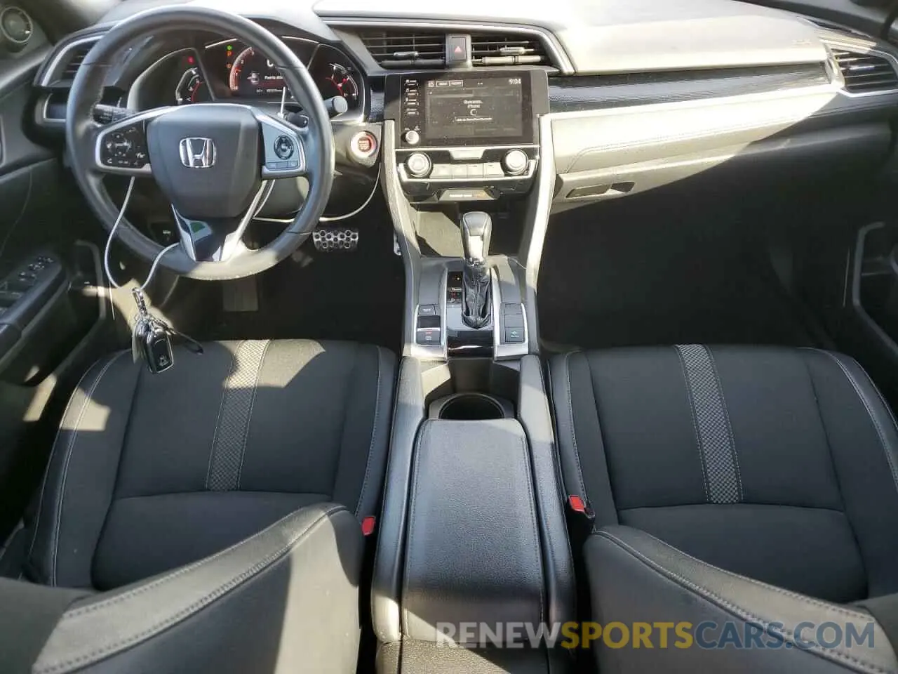 8 fotografías del automóvil dañado 19XFC2F89ME201953 HONDA CIVIC 2021