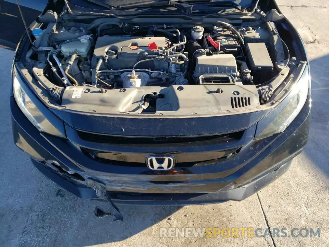 11 fotografías del automóvil dañado 19XFC2F89ME202374 HONDA CIVIC 2021