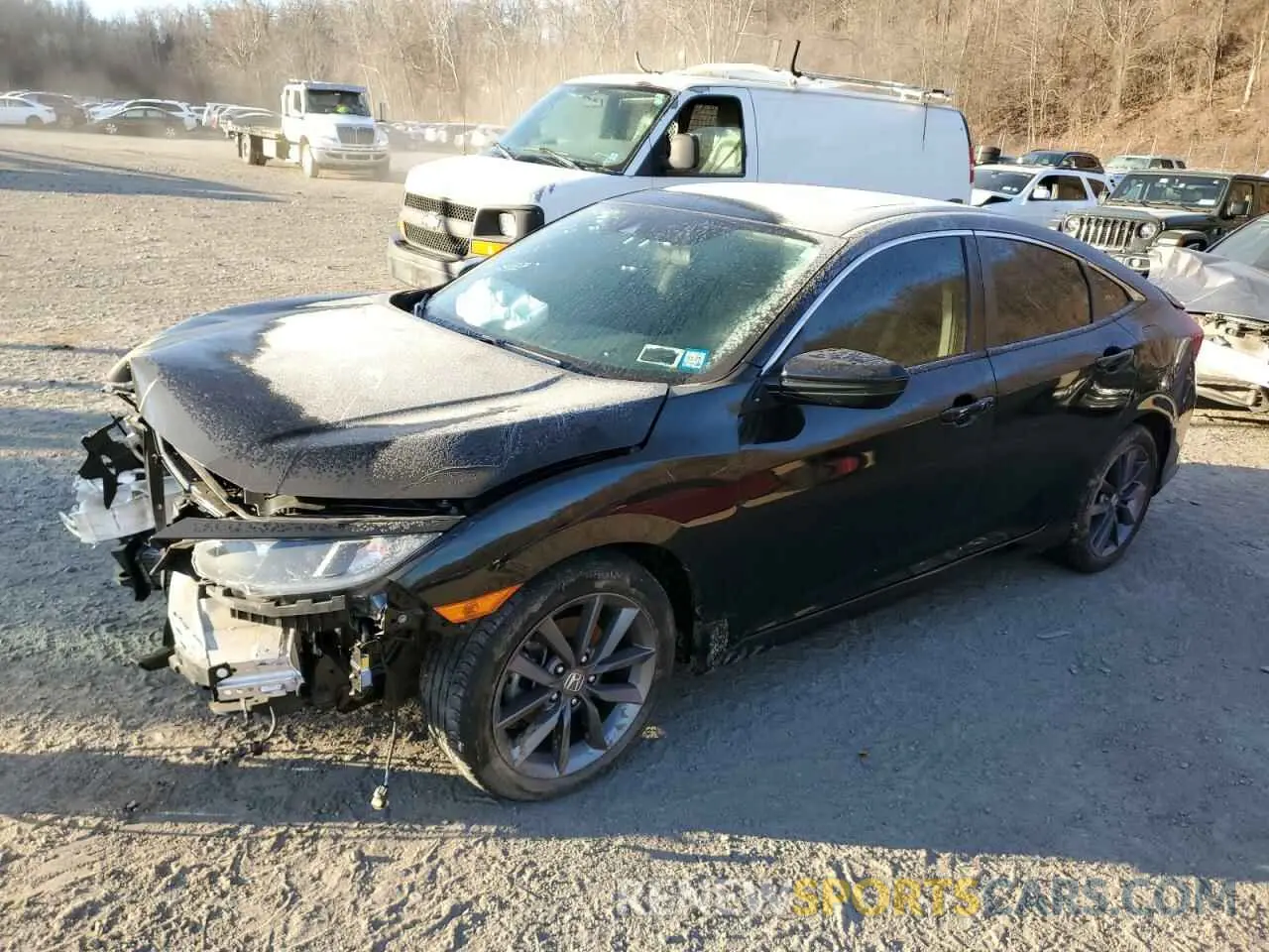 1 fotografías del automóvil dañado 2HGFC1F30MH701634 HONDA CIVIC 2021
