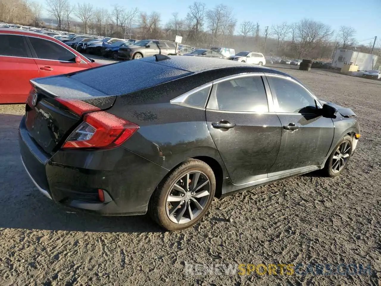 3 fotografías del automóvil dañado 2HGFC1F30MH701634 HONDA CIVIC 2021