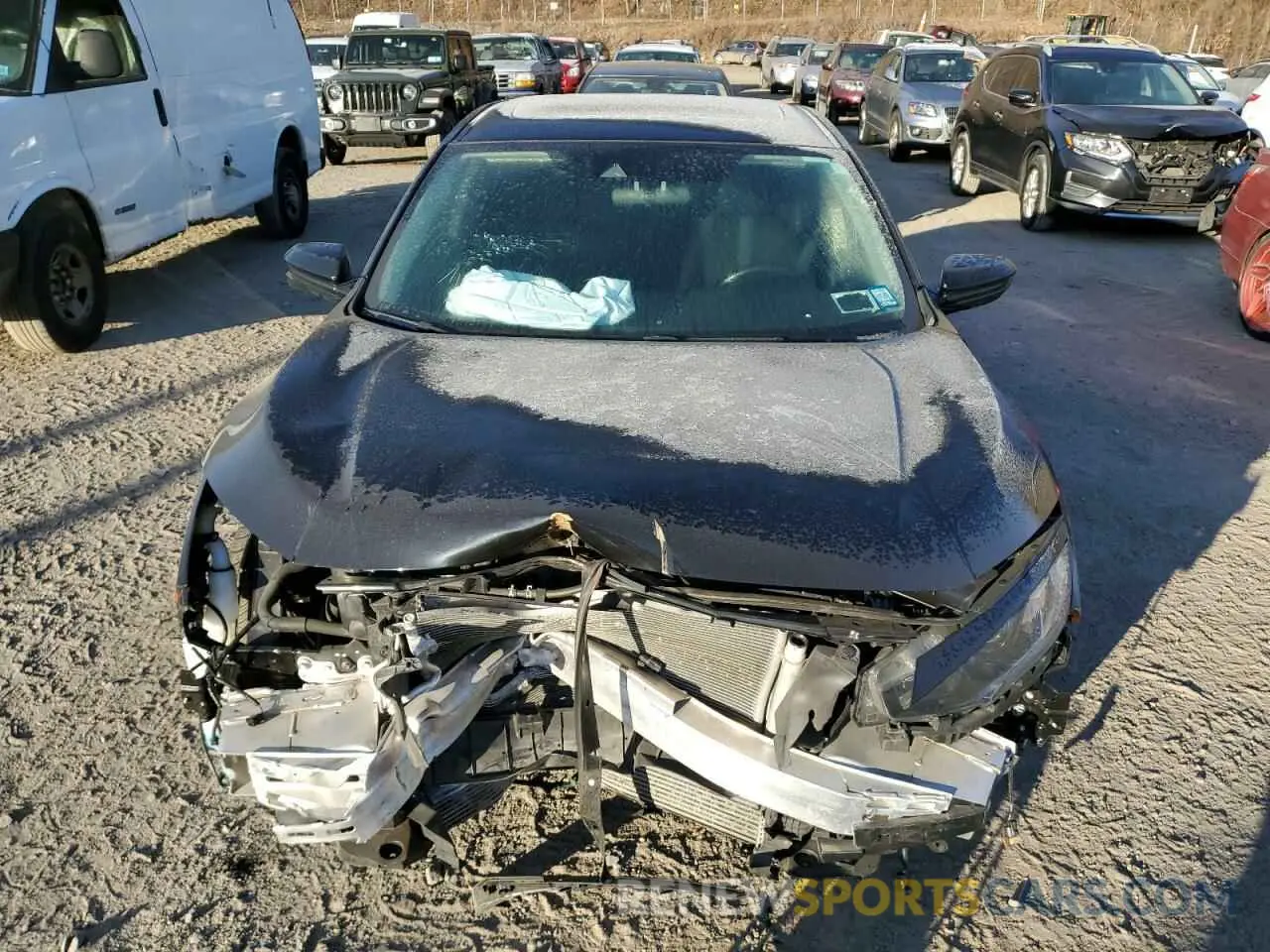 5 fotografías del automóvil dañado 2HGFC1F30MH701634 HONDA CIVIC 2021