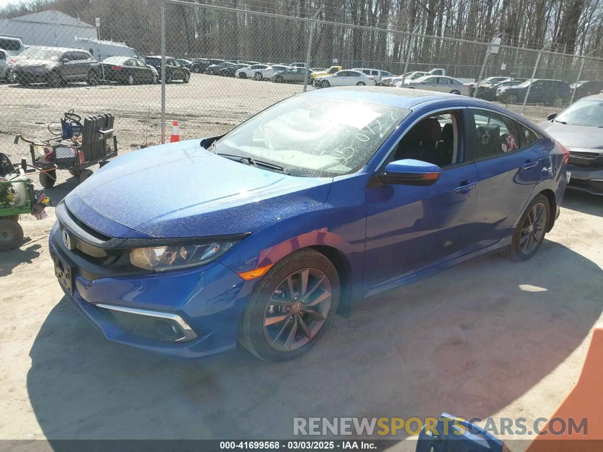 2 fotografías del automóvil dañado 2HGFC1F31MH705756 HONDA CIVIC 2021