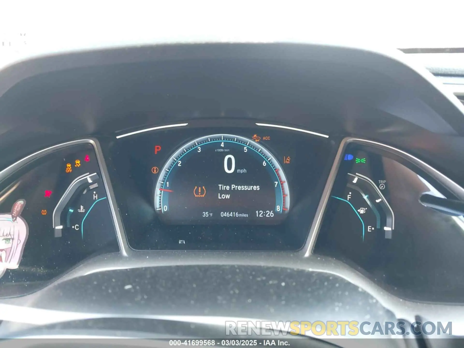 7 fotografías del automóvil dañado 2HGFC1F31MH705756 HONDA CIVIC 2021
