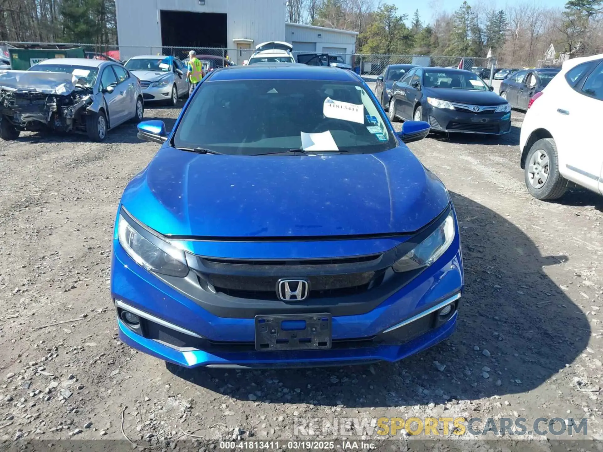 11 fotografías del automóvil dañado 2HGFC1F33MH701322 HONDA CIVIC 2021