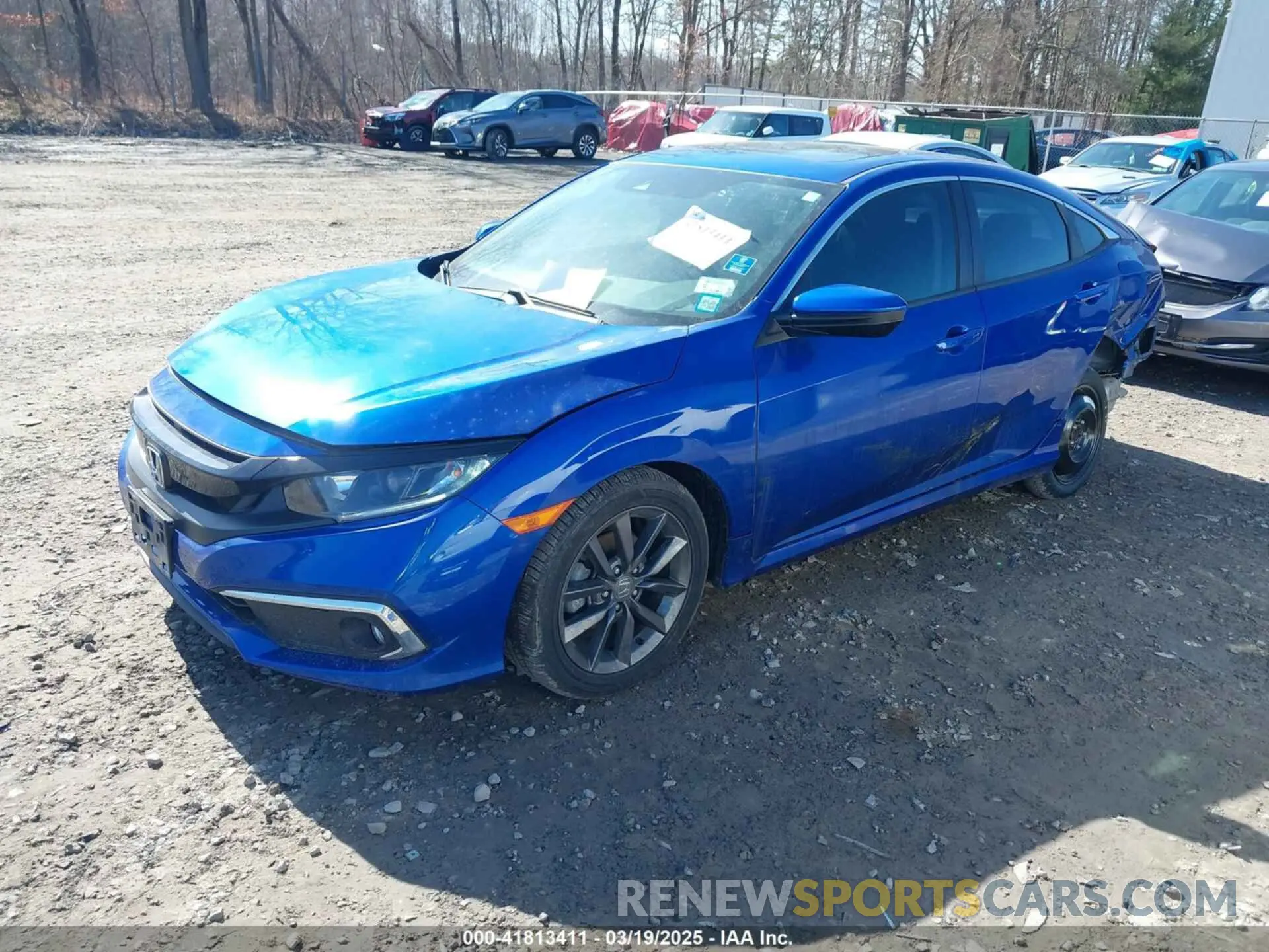 2 fotografías del automóvil dañado 2HGFC1F33MH701322 HONDA CIVIC 2021