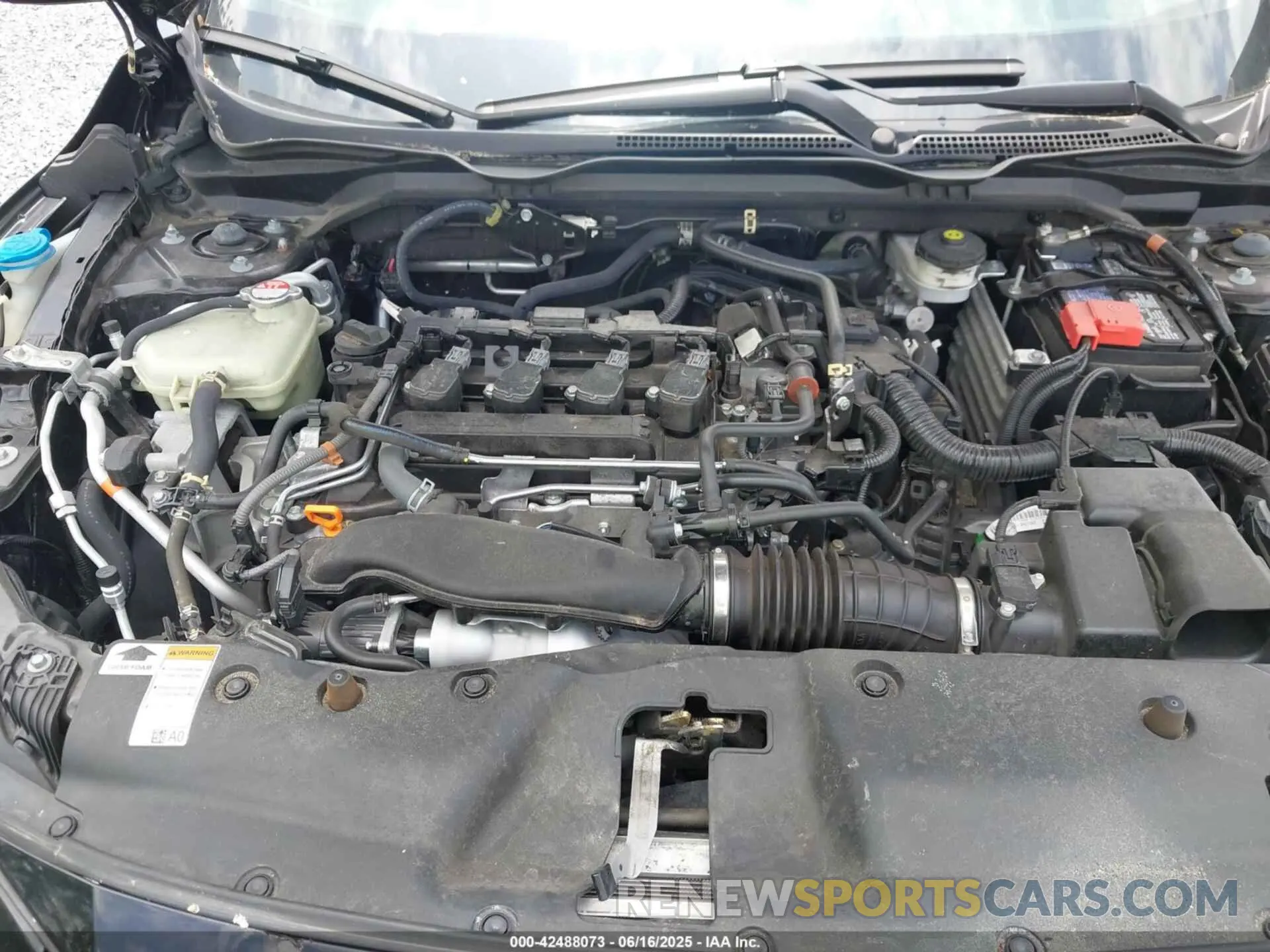 10 fotografías del automóvil dañado 2HGFC1F33MH704284 HONDA CIVIC 2021