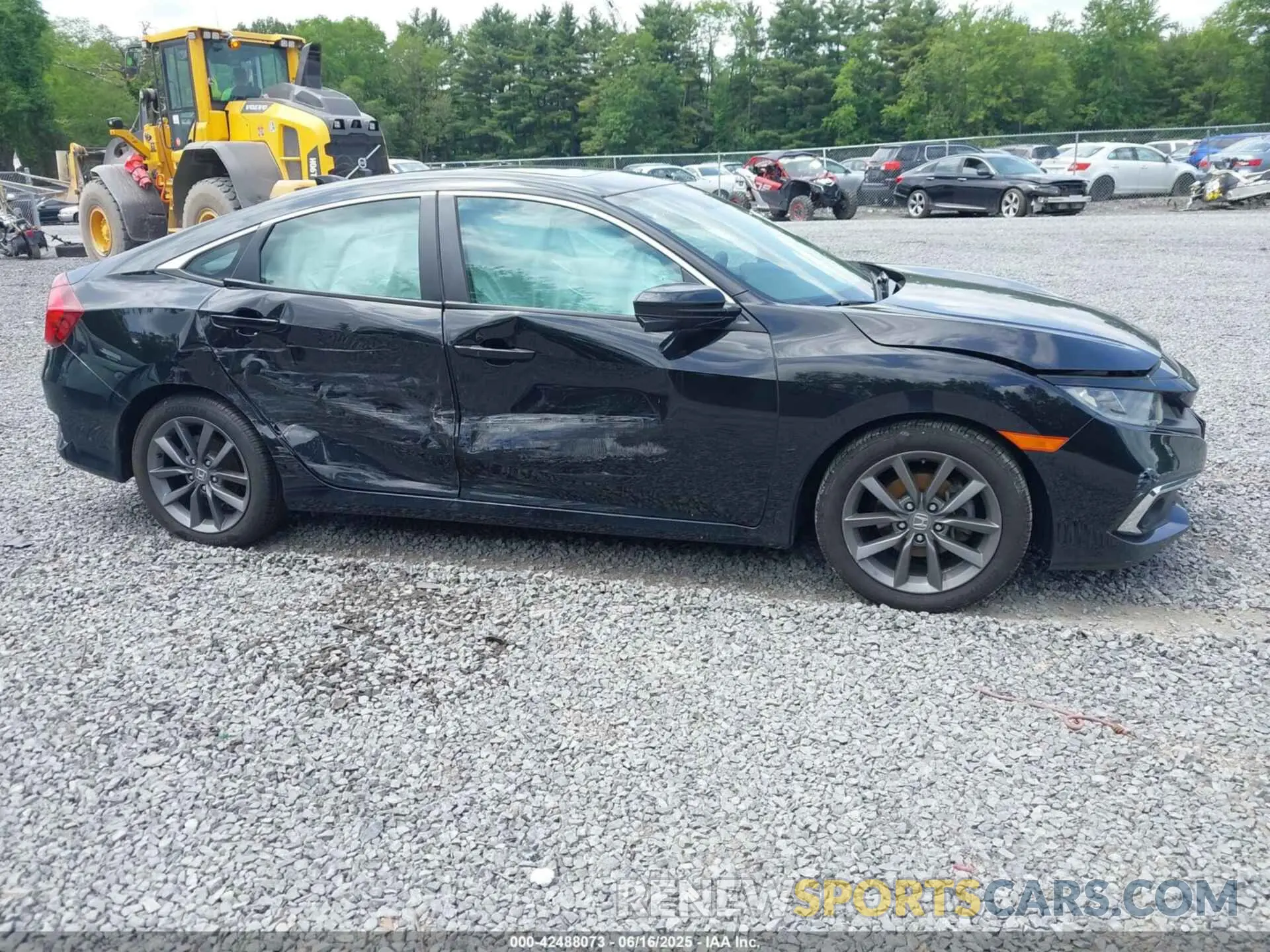 13 fotografías del automóvil dañado 2HGFC1F33MH704284 HONDA CIVIC 2021
