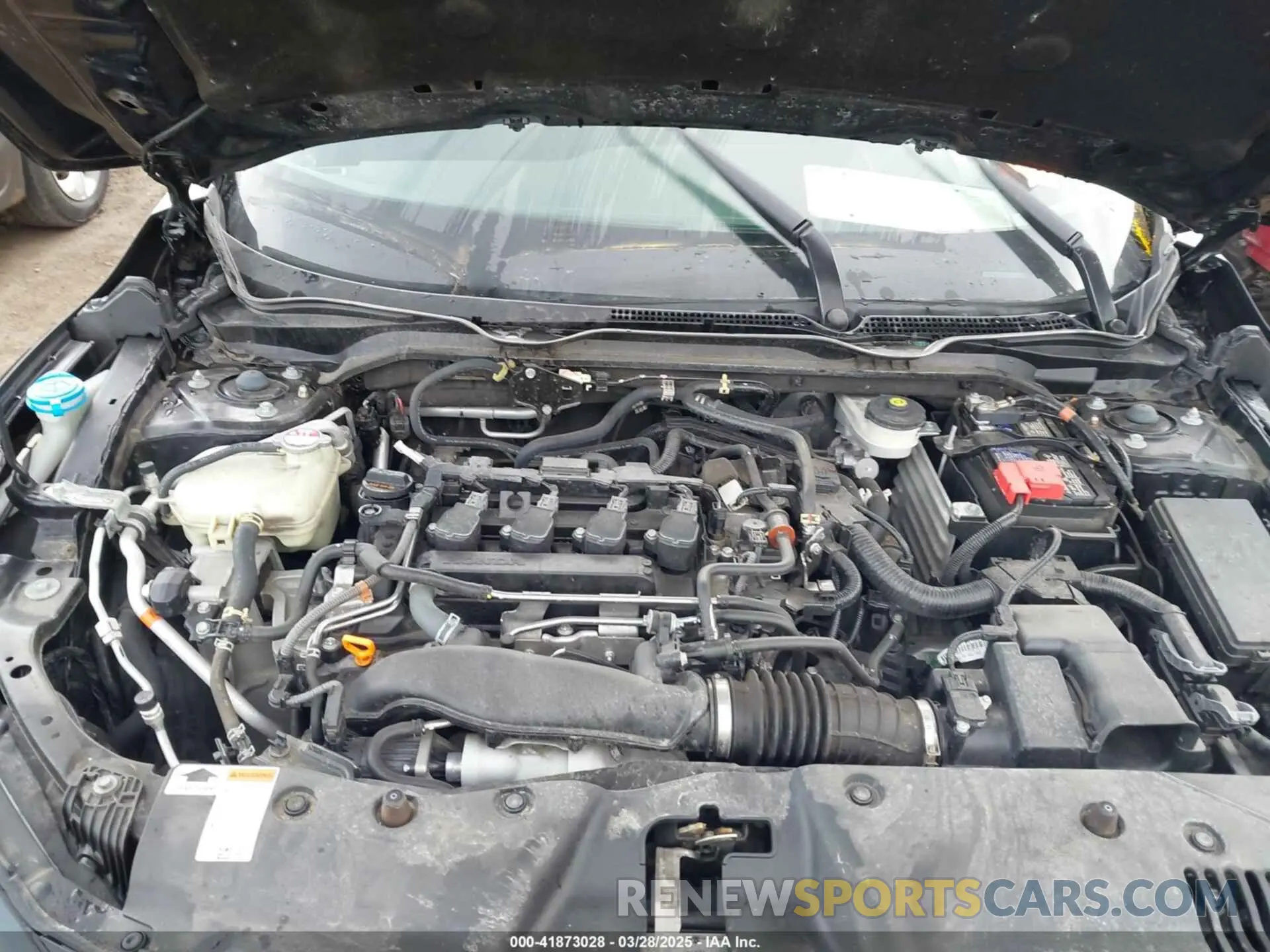 10 fotografías del automóvil dañado 2HGFC1F34MH704651 HONDA CIVIC 2021