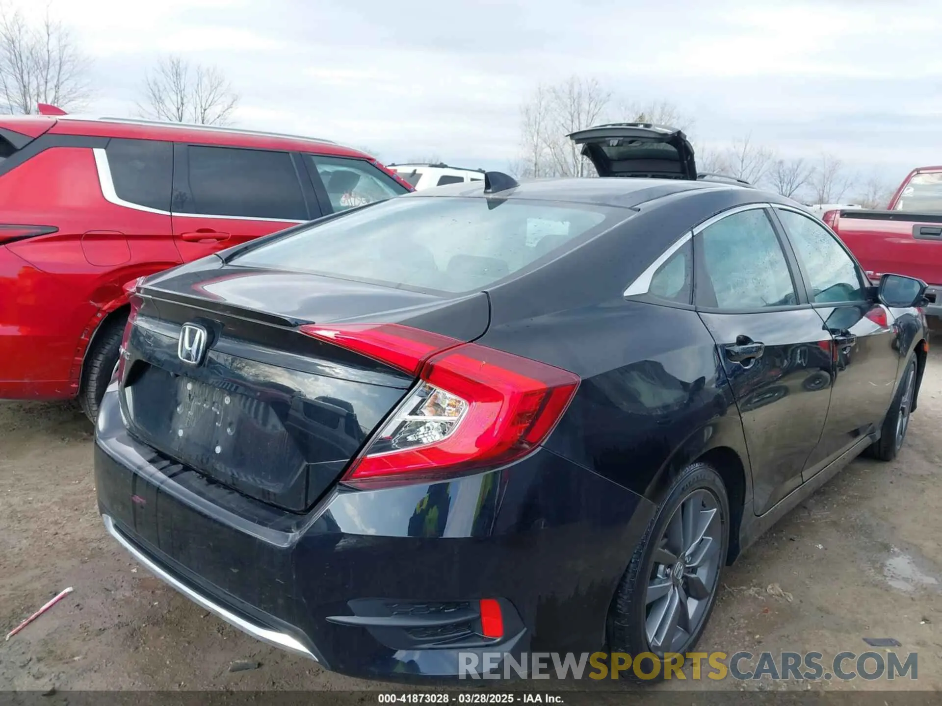 4 fotografías del automóvil dañado 2HGFC1F34MH704651 HONDA CIVIC 2021