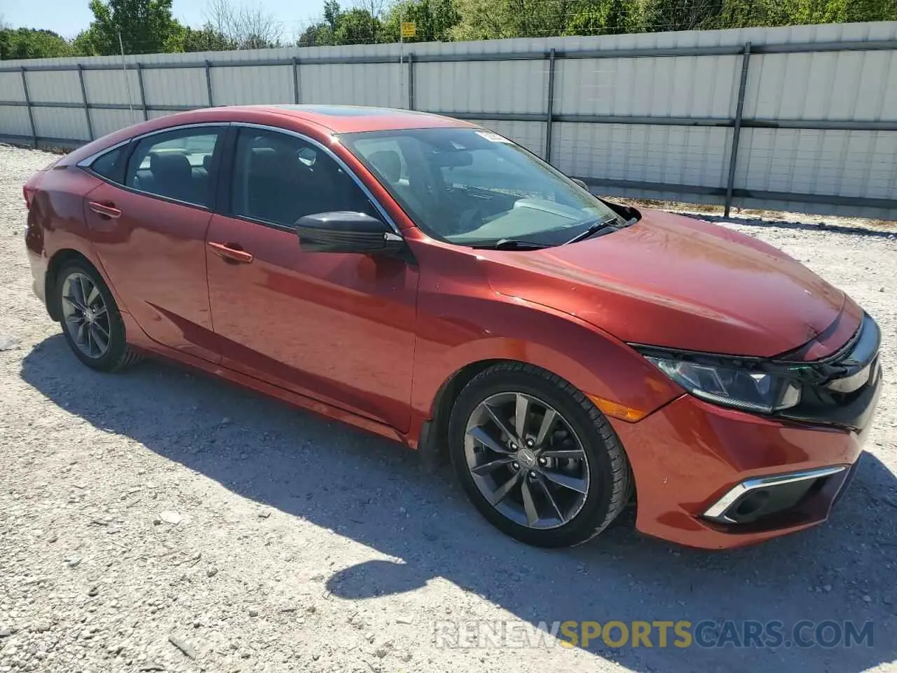 4 fotografías del automóvil dañado 2HGFC1F36MH700391 HONDA CIVIC 2021