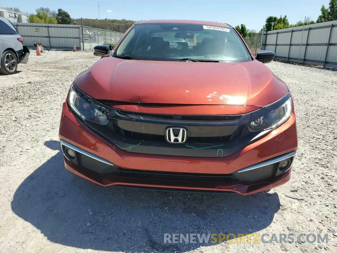 5 fotografías del automóvil dañado 2HGFC1F36MH700391 HONDA CIVIC 2021