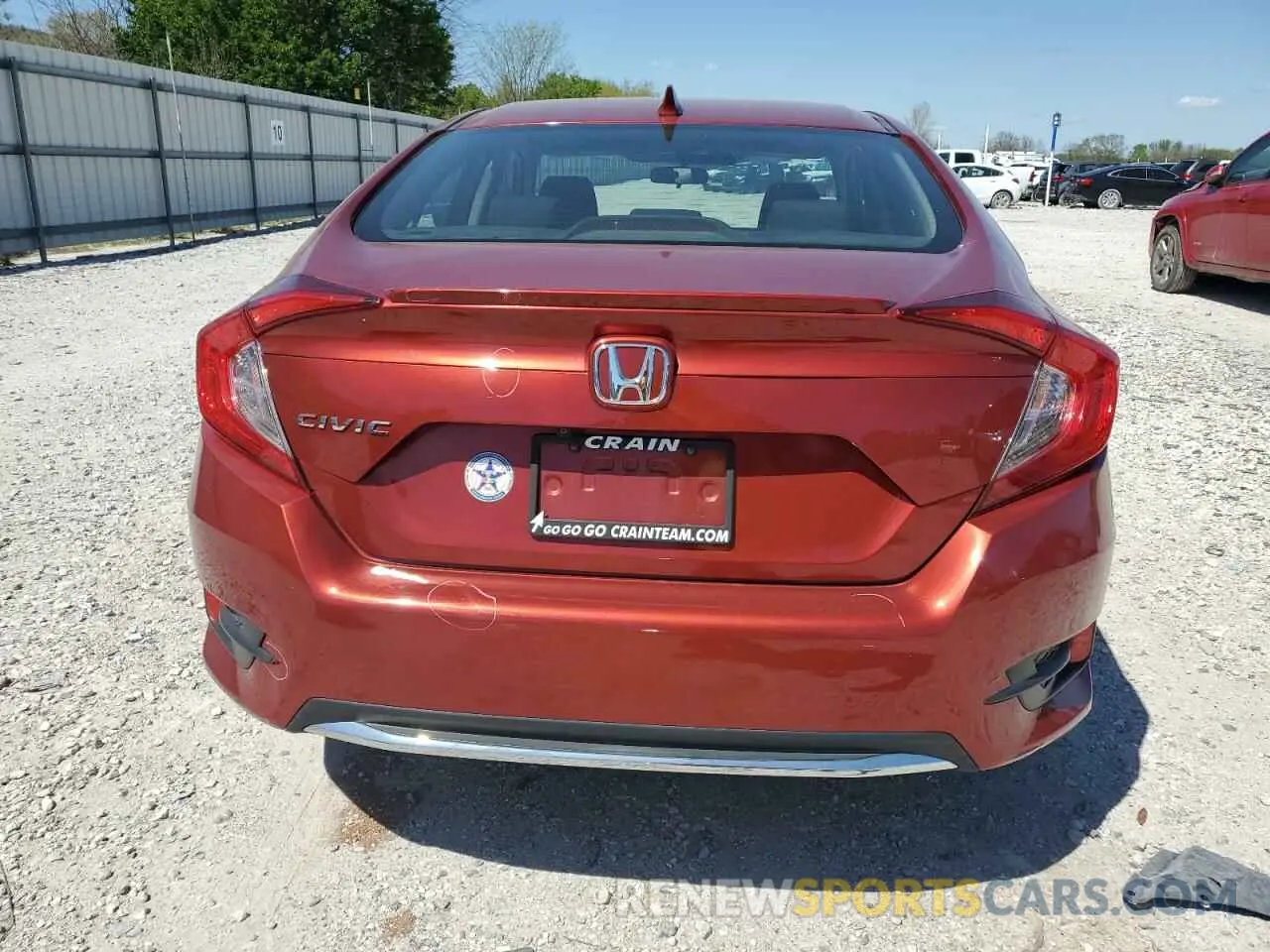 6 fotografías del automóvil dañado 2HGFC1F36MH700391 HONDA CIVIC 2021