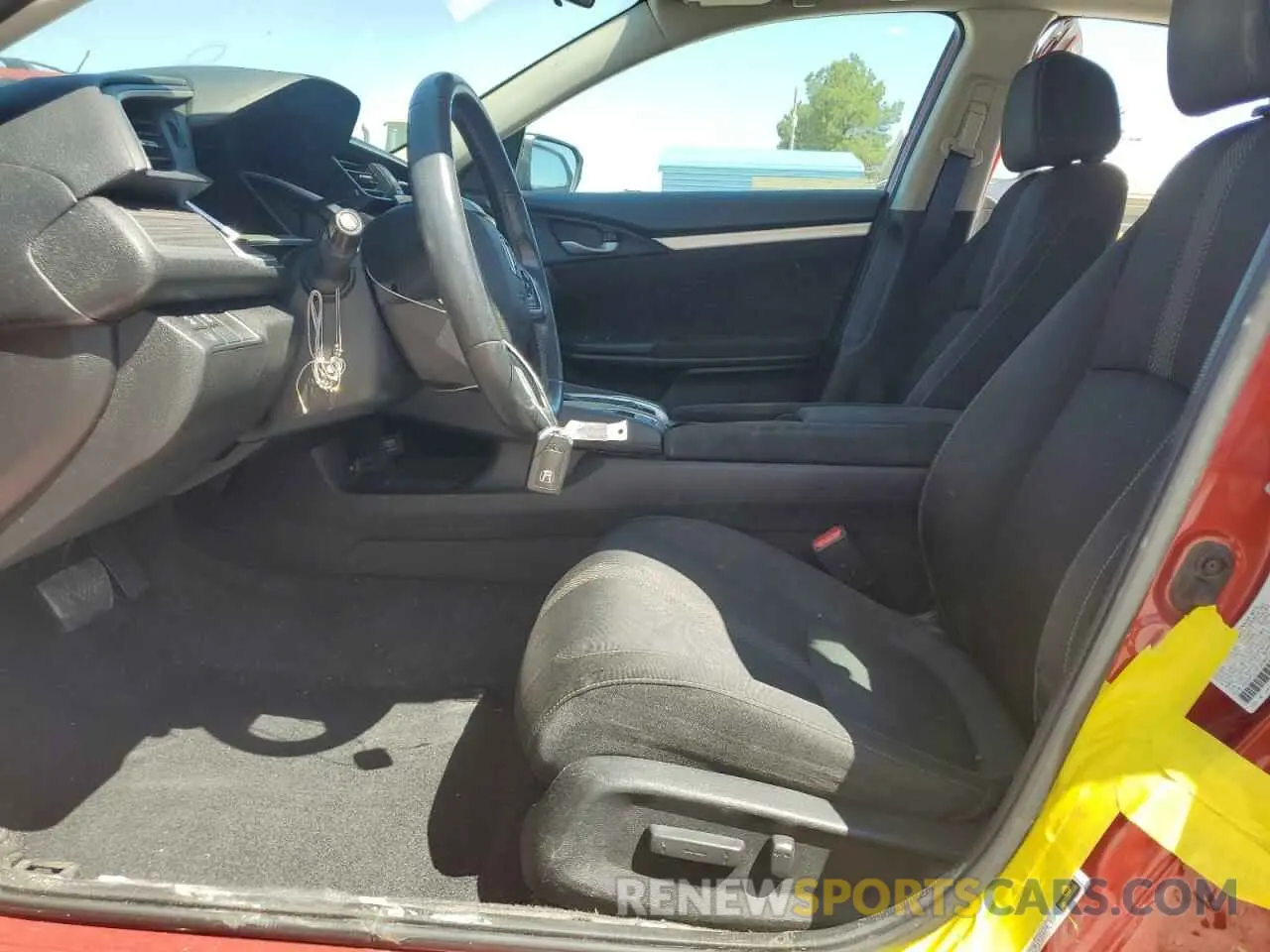 7 fotografías del automóvil dañado 2HGFC1F36MH700391 HONDA CIVIC 2021