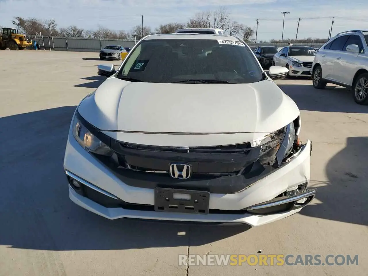 5 fotografías del automóvil dañado 2HGFC1F36MH703582 HONDA CIVIC 2021