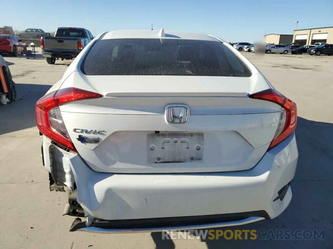 6 fotografías del automóvil dañado 2HGFC1F36MH703582 HONDA CIVIC 2021