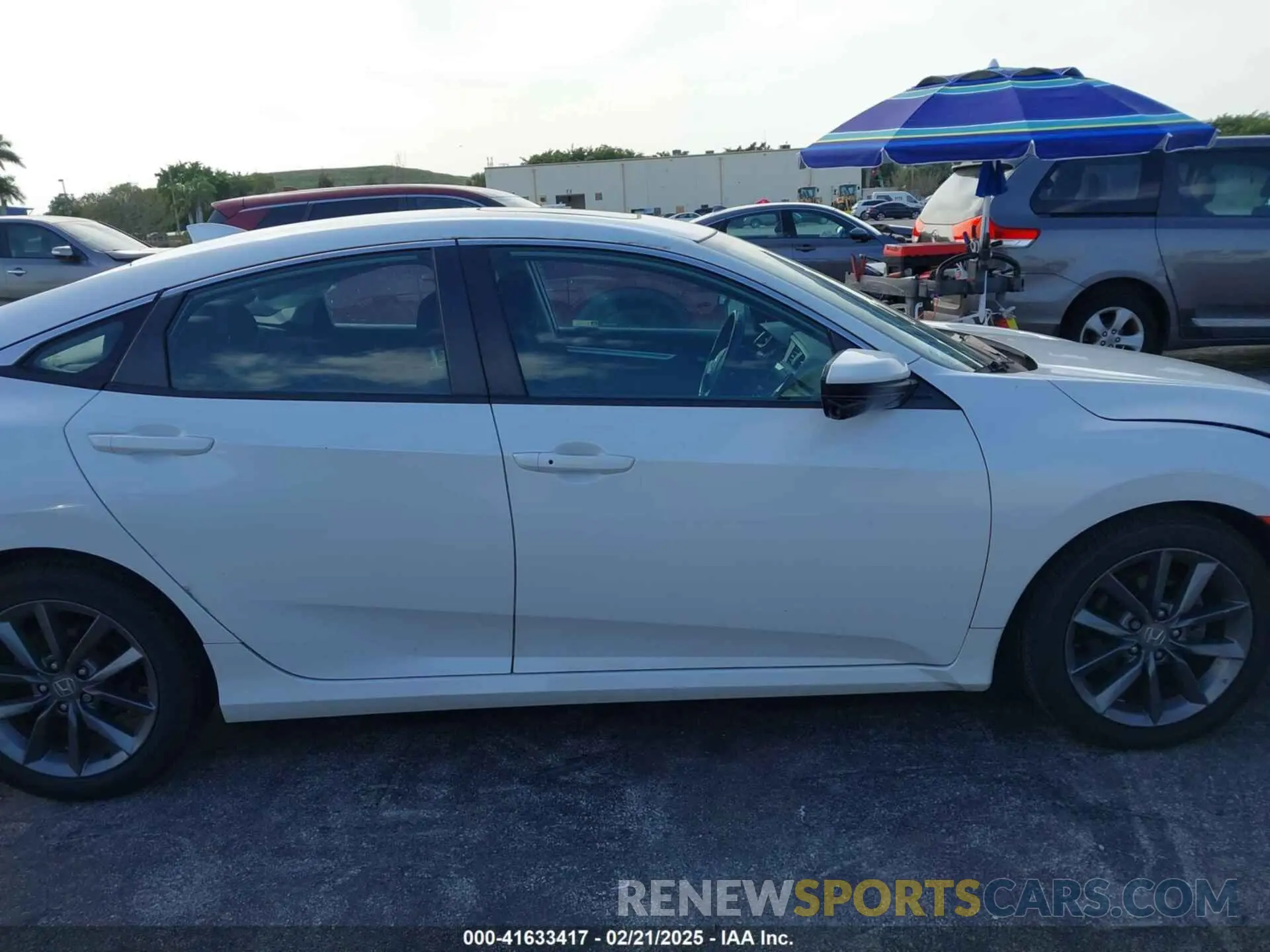 13 fotografías del automóvil dañado 2HGFC1F37MH700657 HONDA CIVIC 2021