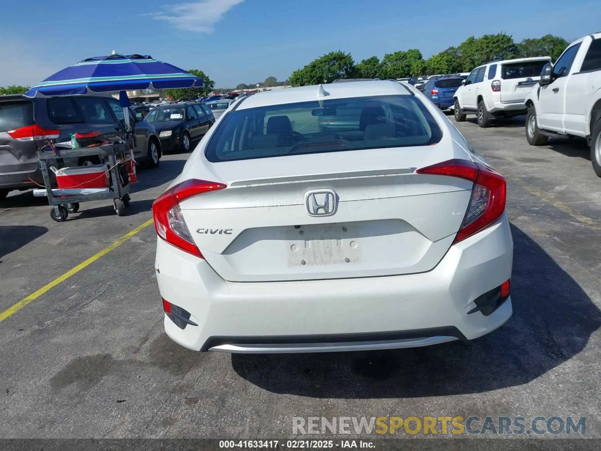 16 fotografías del automóvil dañado 2HGFC1F37MH700657 HONDA CIVIC 2021