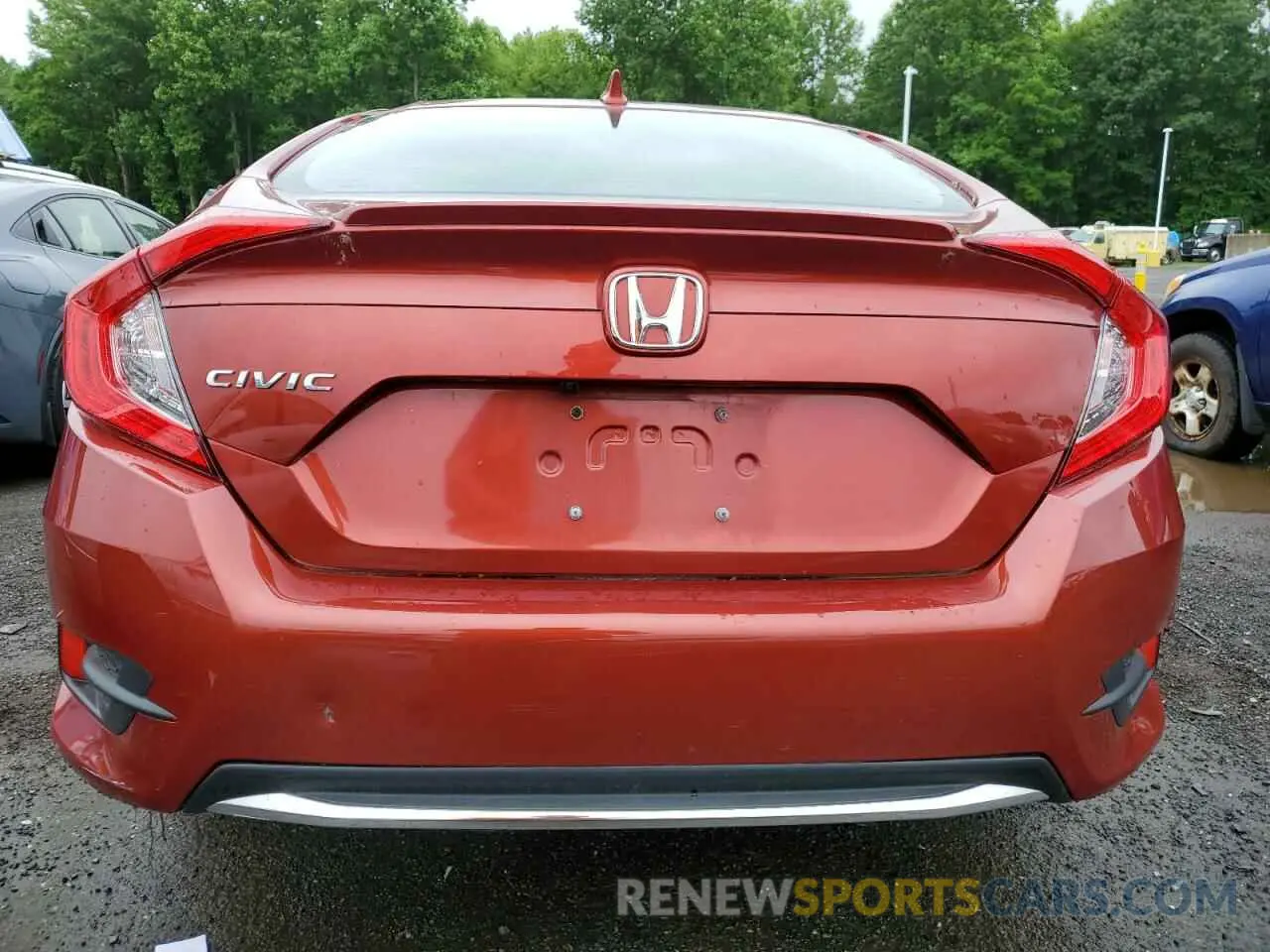 6 fotografías del automóvil dañado 2HGFC1F37MH702750 HONDA CIVIC 2021
