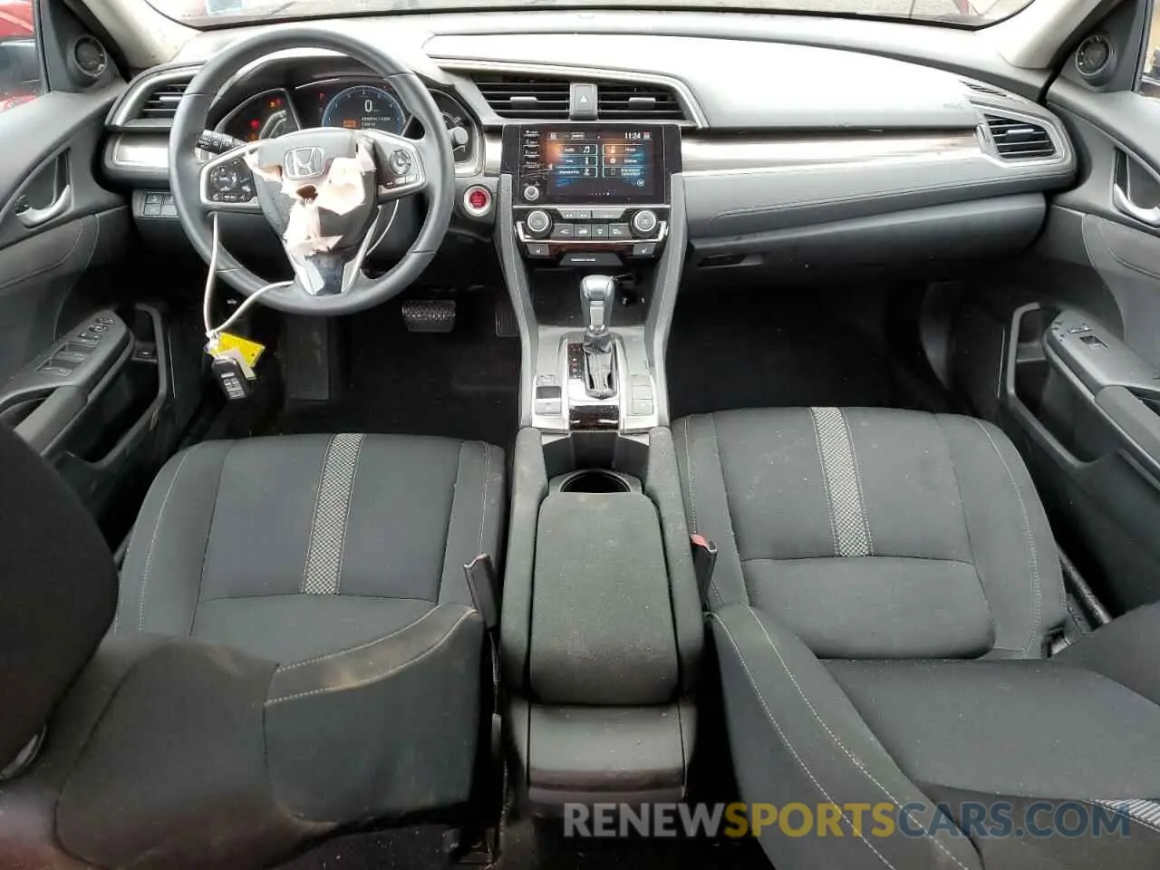 8 fotografías del automóvil dañado 2HGFC1F37MH702750 HONDA CIVIC 2021