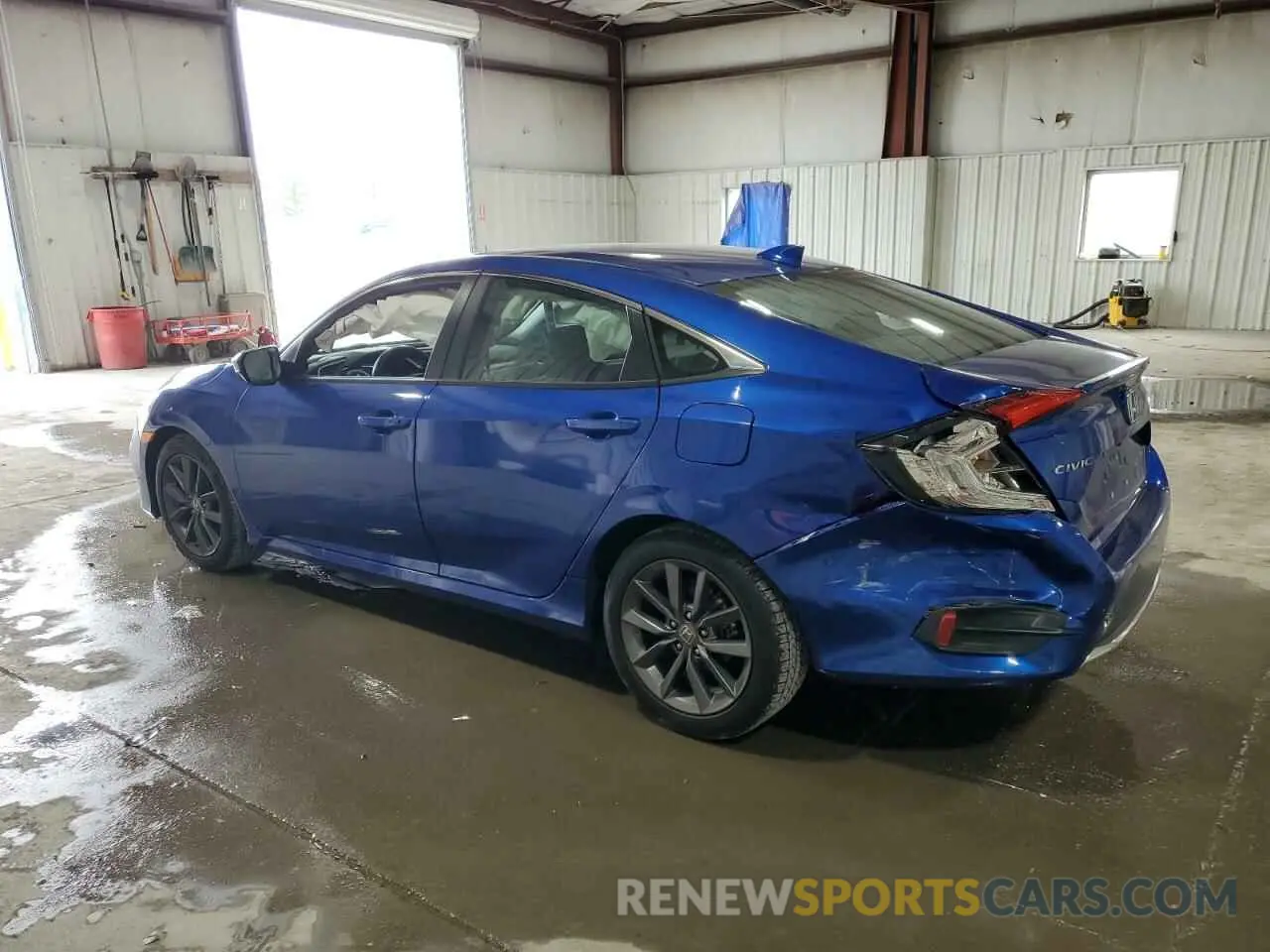 2 fotografías del automóvil dañado 2HGFC1F39MH705701 HONDA CIVIC 2021