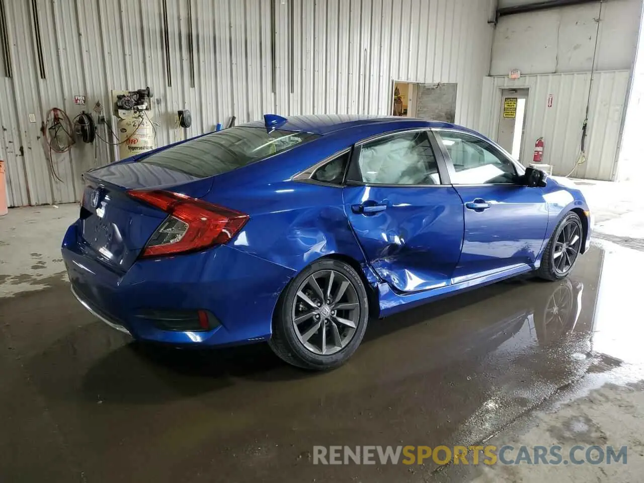 3 fotografías del automóvil dañado 2HGFC1F39MH705701 HONDA CIVIC 2021