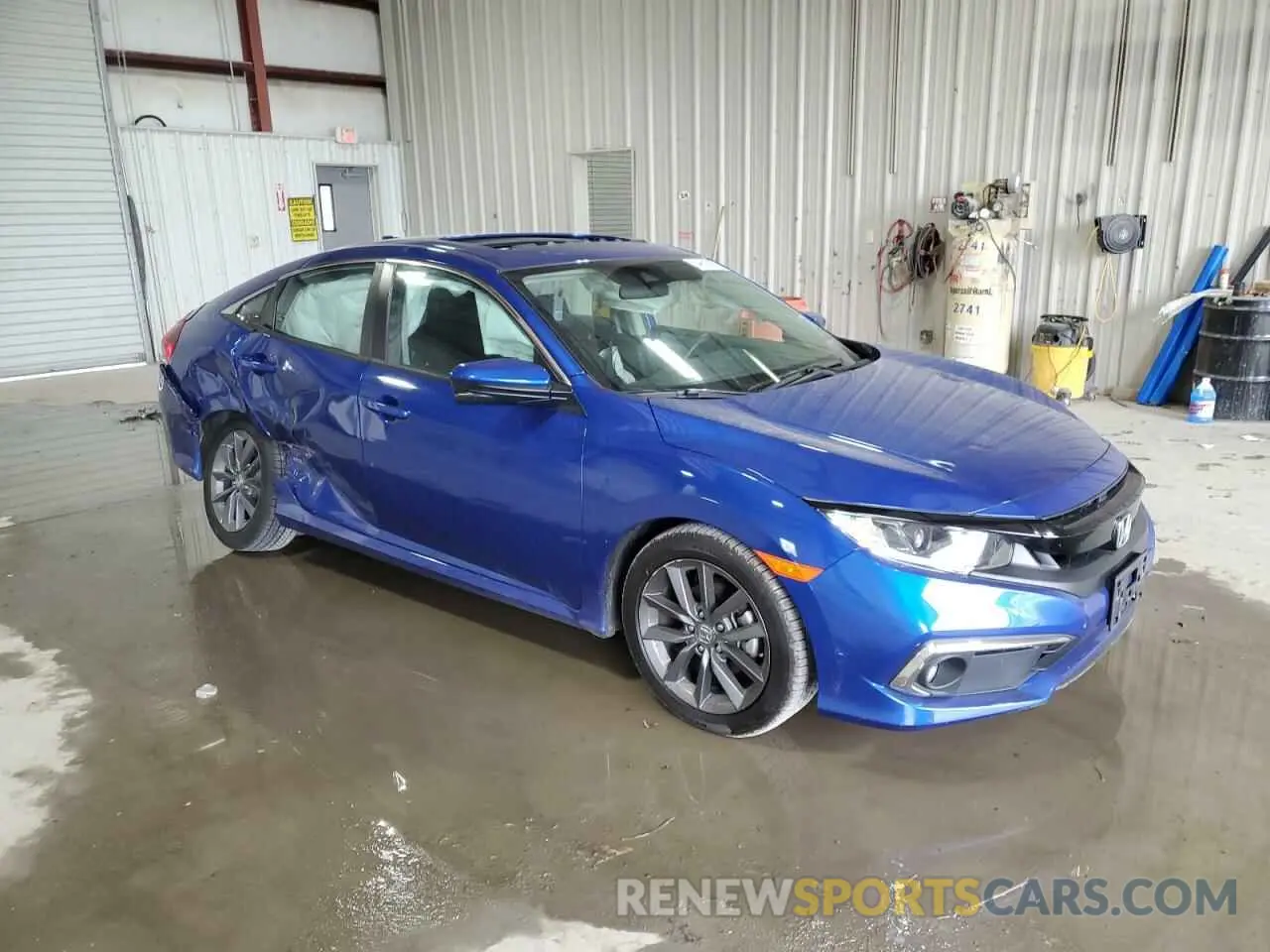 4 fotografías del automóvil dañado 2HGFC1F39MH705701 HONDA CIVIC 2021