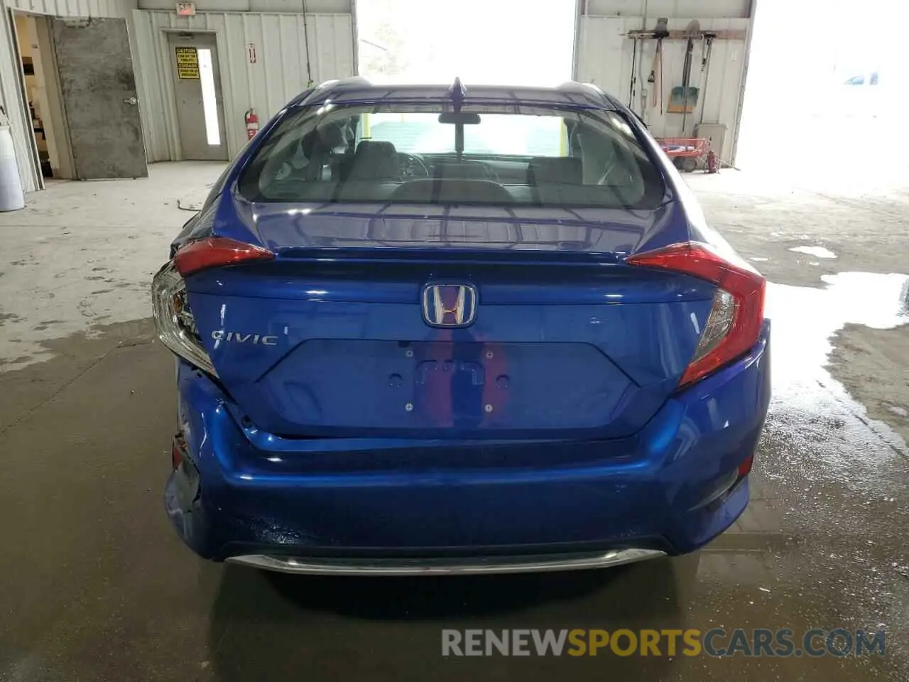 6 fotografías del automóvil dañado 2HGFC1F39MH705701 HONDA CIVIC 2021