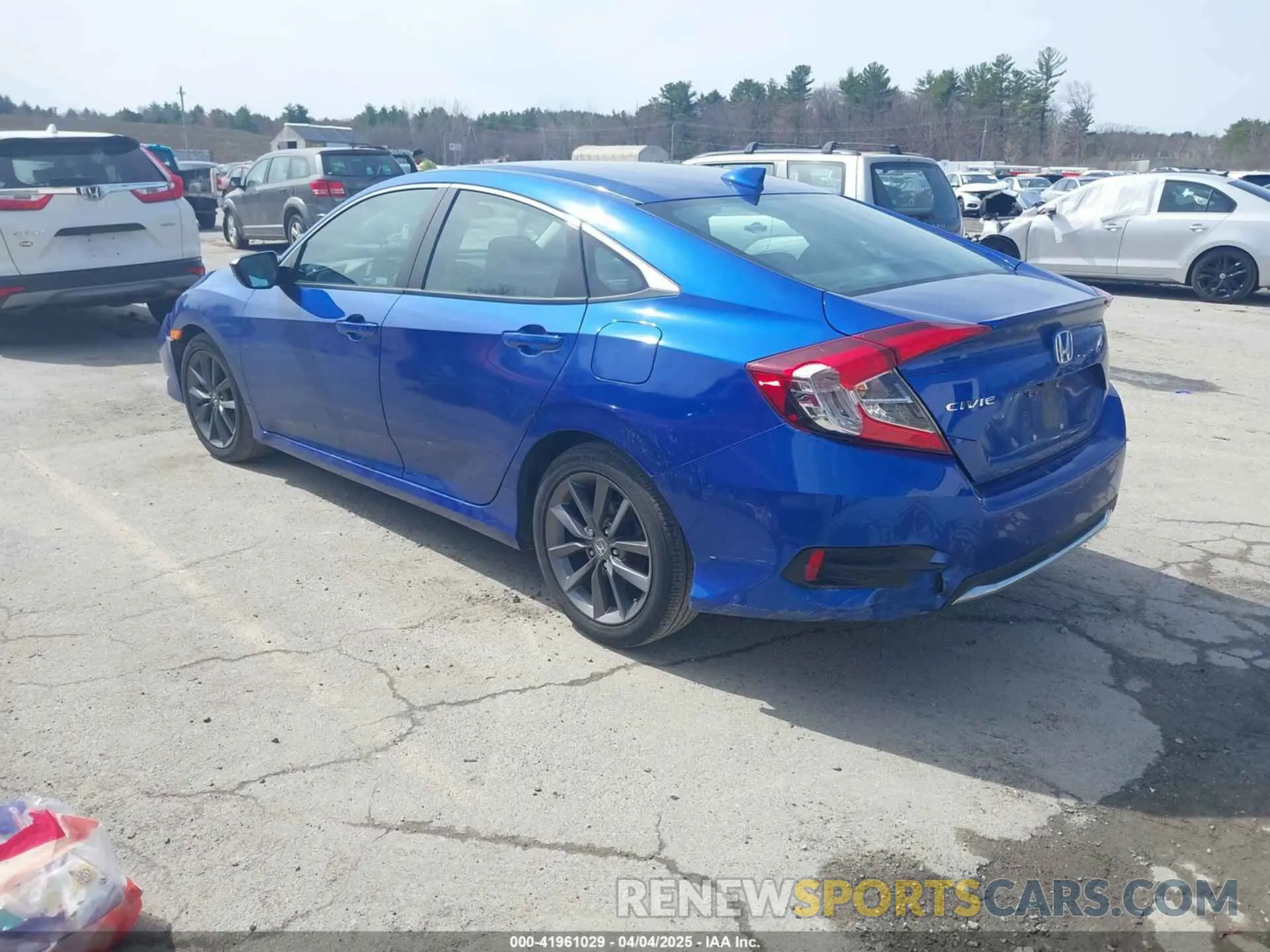 3 fotografías del automóvil dañado 2HGFC1F39MH705746 HONDA CIVIC 2021