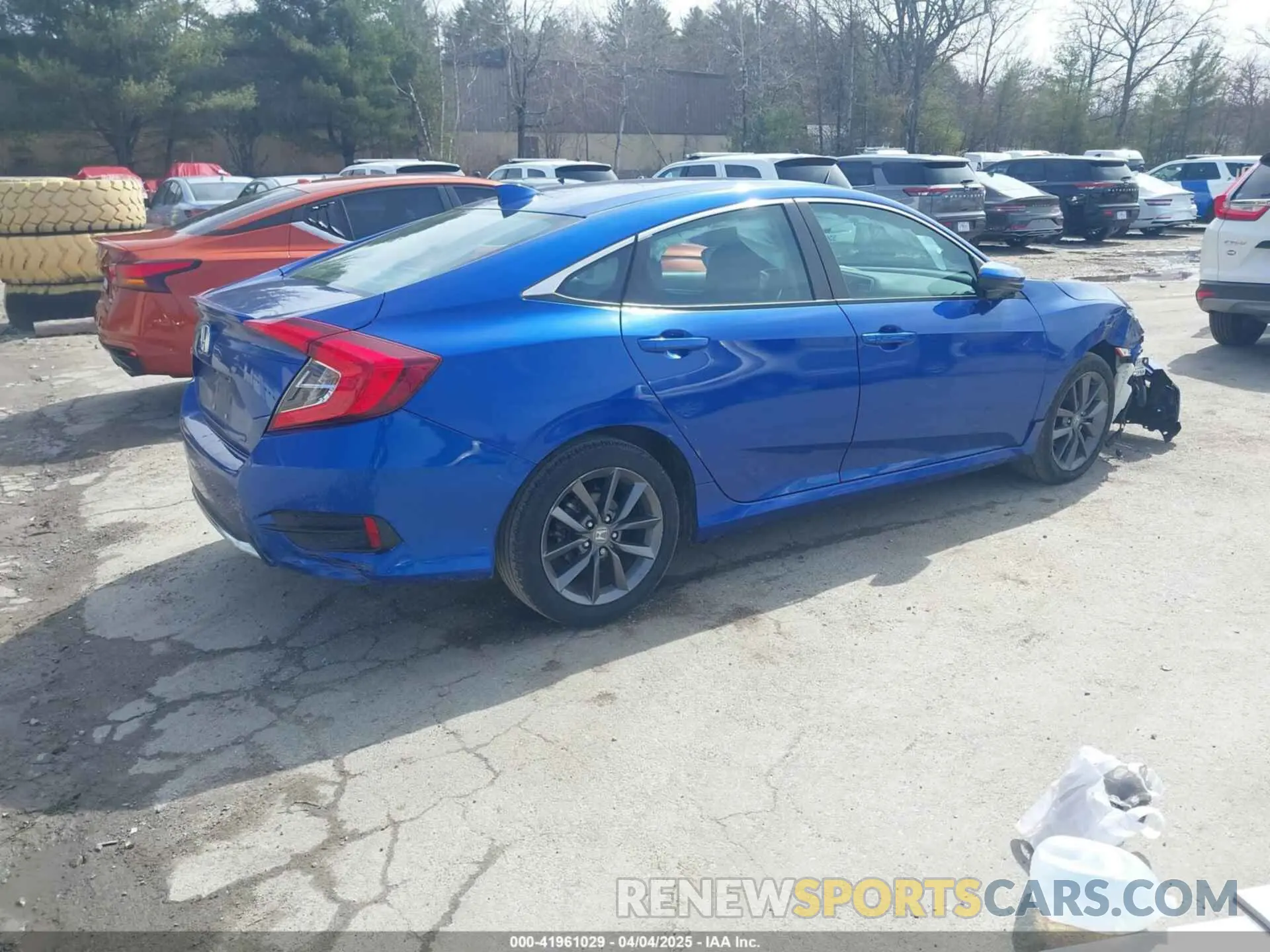 4 fotografías del automóvil dañado 2HGFC1F39MH705746 HONDA CIVIC 2021