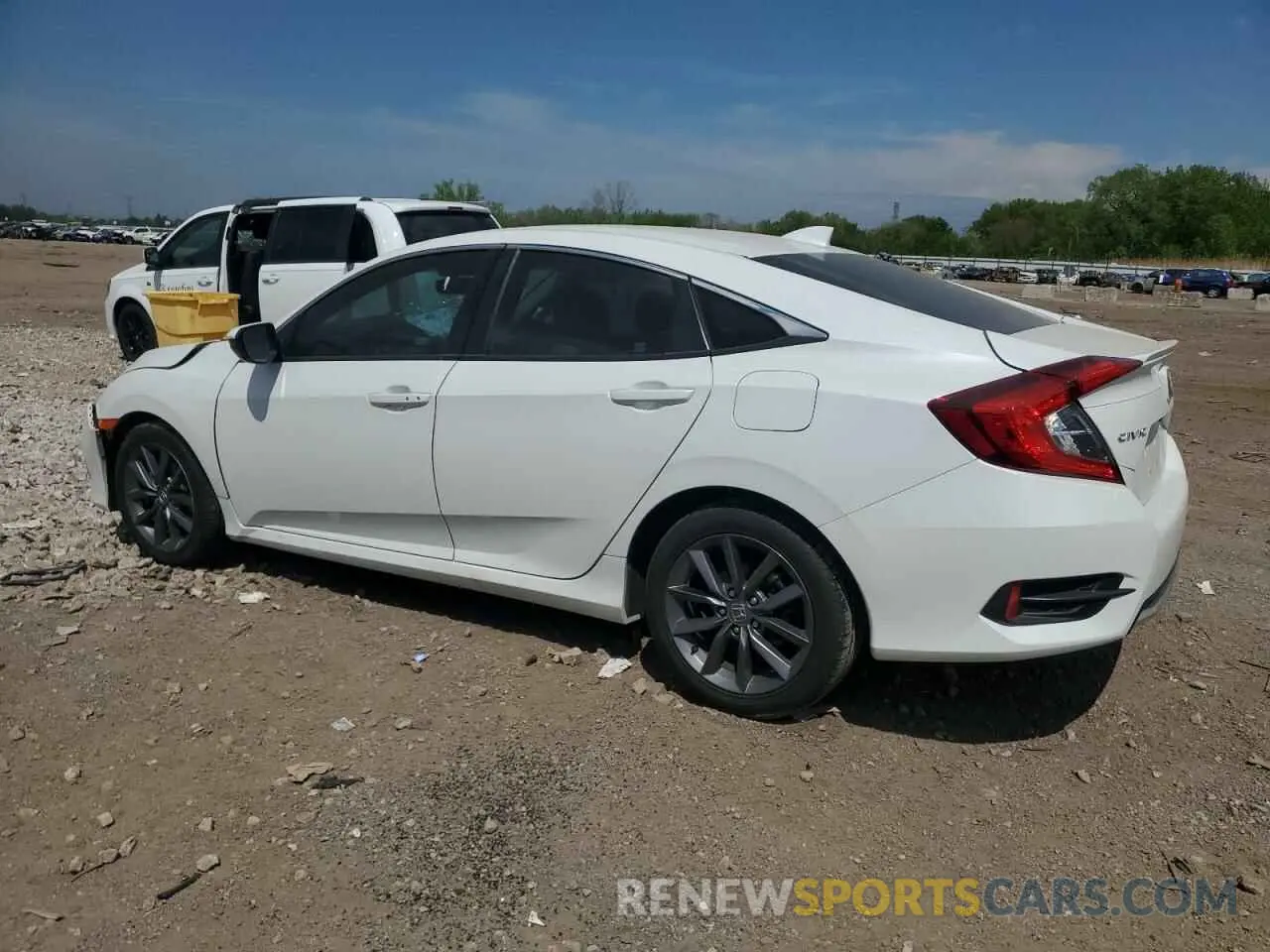 2 fotografías del automóvil dañado 2HGFC1F71MH701824 HONDA CIVIC 2021