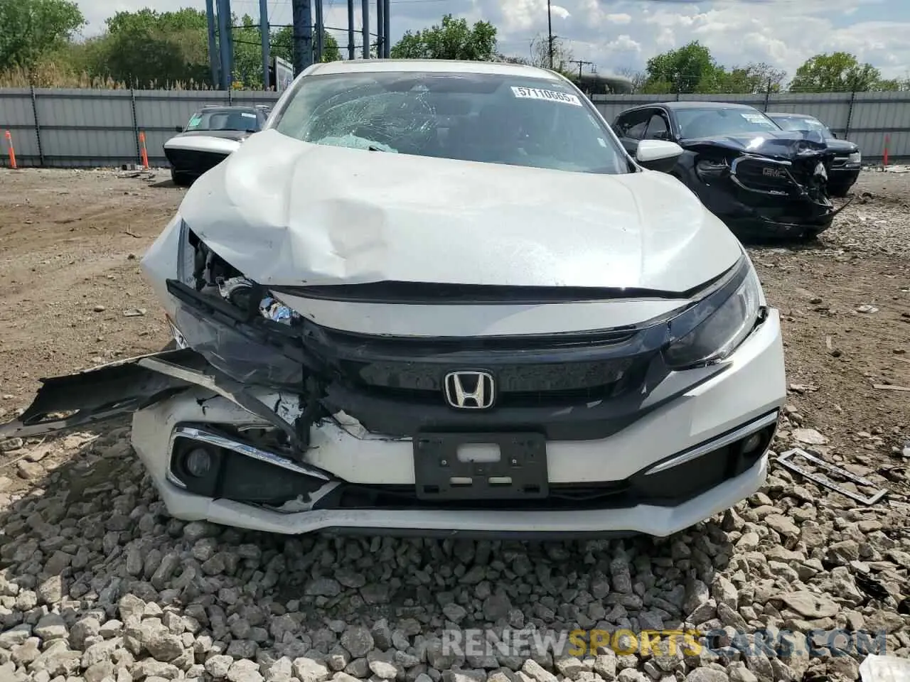 5 fotografías del automóvil dañado 2HGFC1F71MH701824 HONDA CIVIC 2021
