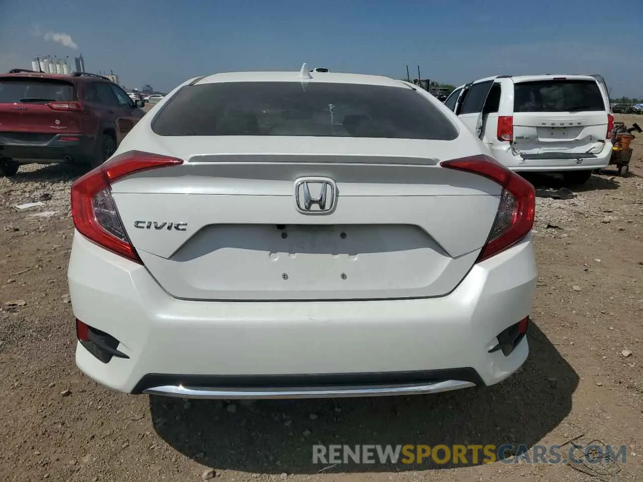 6 fotografías del automóvil dañado 2HGFC1F71MH701824 HONDA CIVIC 2021