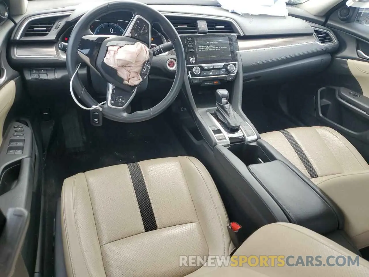 8 fotografías del automóvil dañado 2HGFC1F71MH701824 HONDA CIVIC 2021