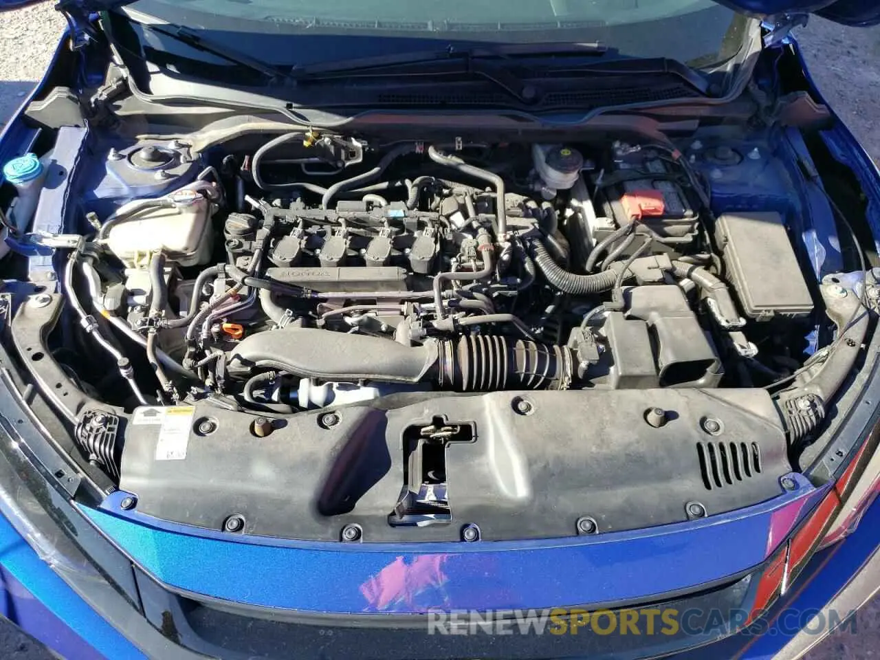 12 fotografías del automóvil dañado 2HGFC1F76MH706260 HONDA CIVIC 2021